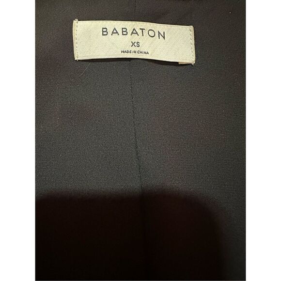 ARITZIA BABATON WALLACE DRESS BLACK Short-sleeve wrap dress sz XS - Picture 7 of 12